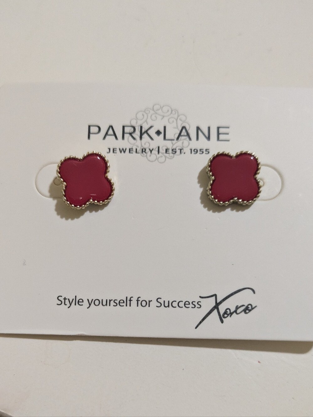 Red Lana Icon Earrings
